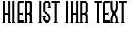 Ihre Vorschau von der Schriftart Namesake NF
