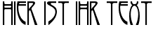 Ihre Vorschau von der Schriftart Rivanna