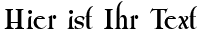 Ihre Vorschau von der Schriftart Shangri-La