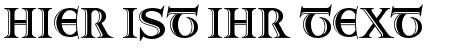 Ihre Vorschau von der Schriftart Two For Juan NF