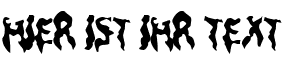 Ihre Vorschau von der Schriftart Droopy Poopy