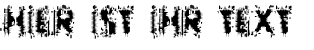 Ihre Vorschau von der Schriftart Entropy