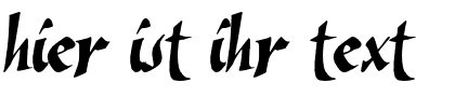 Ihre Vorschau von der Schriftart Vein