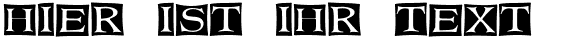 Ihre Vorschau von der Schriftart Alte Caps