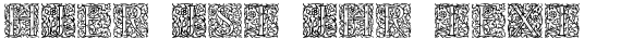 Ihre Vorschau von der Schriftart Arabesque Initialen