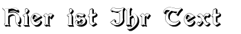 Ihre Vorschau von der Schriftart Augusta Shadow