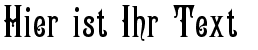 Ihre Vorschau von der Schriftart Campanile