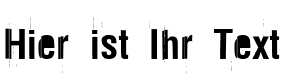 Ihre Vorschau von der Schriftart Rez