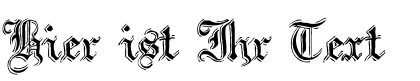 Ihre Vorschau von der Schriftart Argor Got Scaqh