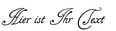 Ihre Vorschau von der Schriftart Tagettes