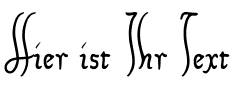 Ihre Vorschau von der Schriftart Xiparos