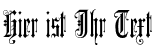 Ihre Vorschau von der Schriftart Duerer Gotisch