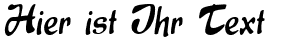 Ihre Vorschau von der Schriftart Express