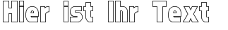 Ihre Vorschau von der Schriftart Faktos Outline