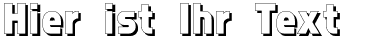 Ihre Vorschau von der Schriftart Faktos Shadow