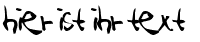 Ihre Vorschau von der Schriftart 123 and...