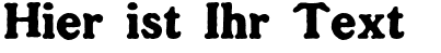 Ihre Vorschau von der Schriftart Gorilla