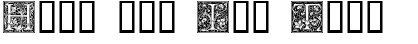 Ihre Vorschau von der Schriftart Goudy Initialen