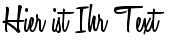 Ihre Vorschau von der Schriftart Honey Script SemiBold