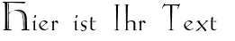 Ihre Vorschau von der Schriftart Koch-Antiqua Zier