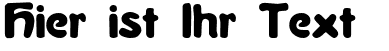 Ihre Vorschau von der Schriftart La Negrita