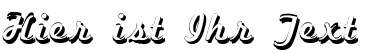 Ihre Vorschau von der Schriftart Marketing Script Shadow