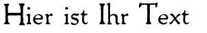 Ihre Vorschau von der Schriftart Packard Antique