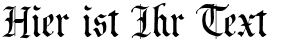 Ihre Vorschau von der Schriftart Prince Valiant
