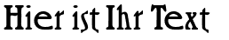 Ihre Vorschau von der Schriftart Roskell