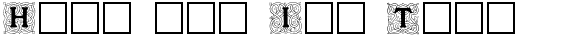 Ihre Vorschau von der Schriftart Roycroft Initials