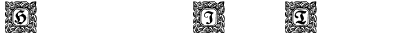 Ihre Vorschau von der Schriftart Schmuck-Initialen 2