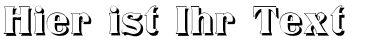 Ihre Vorschau von der Schriftart Titania Shadow