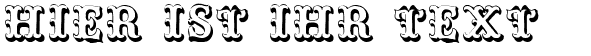 Ihre Vorschau von der Schriftart Toskanische Egyptienne Initialen