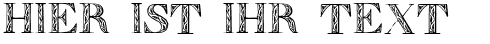 Ihre Vorschau von der Schriftart Zierinitialen 1