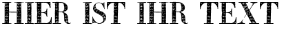 Ihre Vorschau von der Schriftart Zierinitialen 2