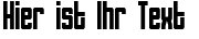 Ihre Vorschau von der Schriftart Atomic