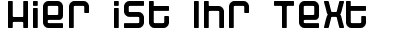Ihre Vorschau von der Schriftart Blackjack