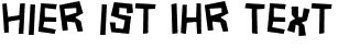 Ihre Vorschau von der Schriftart Borneo