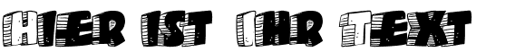 Ihre Vorschau von der Schriftart Caveman