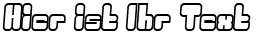 Ihre Vorschau von der Schriftart Oggle Outline