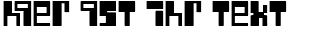 Ihre Vorschau von der Schriftart Rocket
