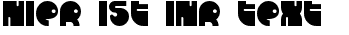 Ihre Vorschau von der Schriftart Run Tron 1983