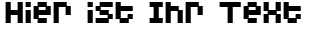 Ihre Vorschau von der Schriftart Squarodynamic 4