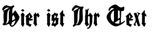 Ihre Vorschau von der Schriftart Cantara Gotica