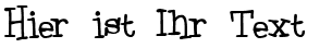 Ihre Vorschau von der Schriftart Black boys on mopeds