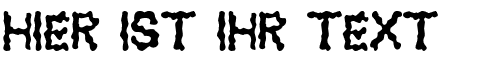 Ihre Vorschau von der Schriftart Blobs