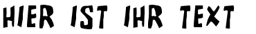 Ihre Vorschau von der Schriftart Brutality Extra