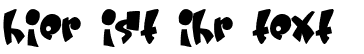 Ihre Vorschau von der Schriftart Cream and sugar