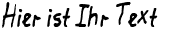 Ihre Vorschau von der Schriftart Crosspatchers Delight