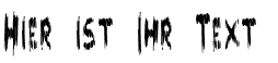 Ihre Vorschau von der Schriftart Doktor Terror